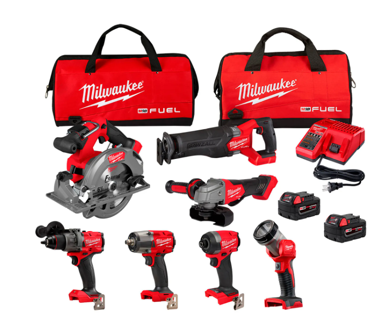 Milwaukee 3697-27/ M18 Fuel 7-Tool Combo Kit