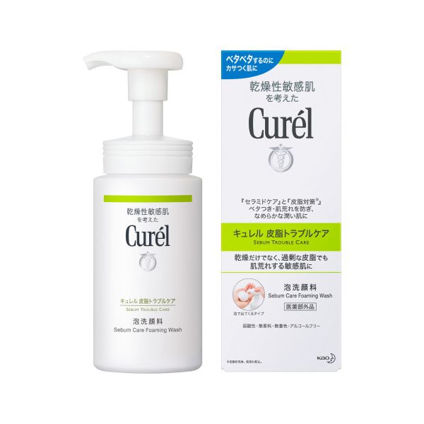 KAO Curel Sebum Care Foaming Wash 150ml