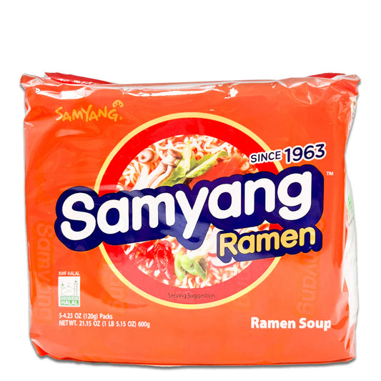 SAMYANG ORIGINAL SOUP RAMEN NOODLES 16.92OZ (1 LB | 0.92OZ) 480G