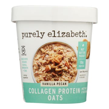 Purely Elizabeth - Oat Cup Protn Vanilla Pecan - Case of 12 - 2 OZ