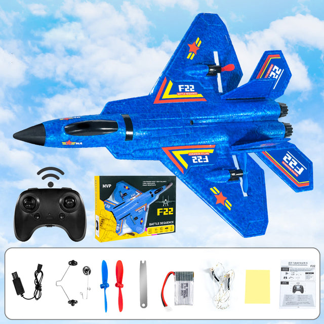 Rc Plane SU 57 Radio Controlled Airplane with Light Fixed Wing Hand Throwing Foam Electric Remote Control Plan