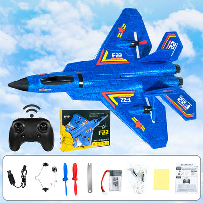 Rc Plane SU 57 Radio Controlled Airplane with Light Fixed Wing Hand Throwing Foam Electric Remote Control Plan