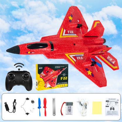 Rc Plane SU 57 Radio Controlled Airplane with Light Fixed Wing Hand Throwing Foam Electric Remote Control Plan