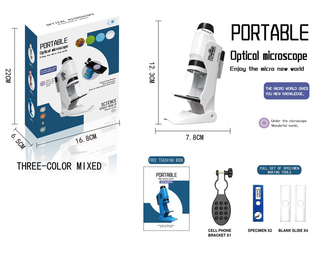 portable electronic mobile phone microscope